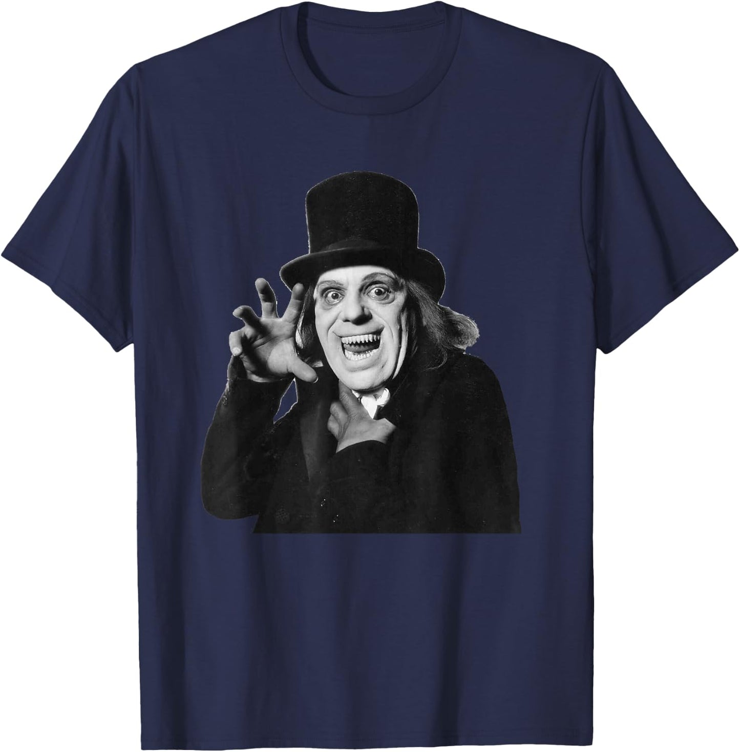 London After Midnight - The Man in the Beaver Hat T-Shirt - T-Shirt | Navy