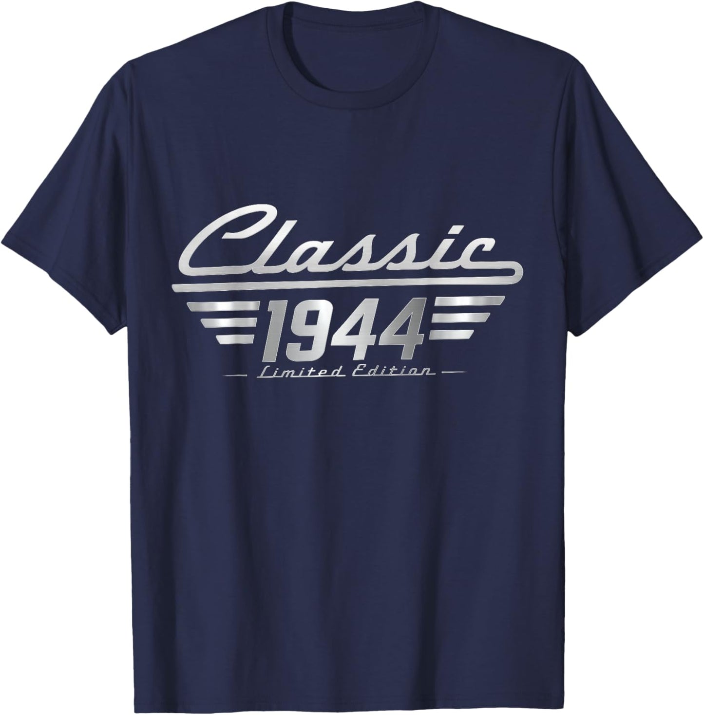 Classic 1944 Limited Edition Vintage Car Birthday T-Shirt - T-Shirt | Navy