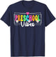 Preschool Vibes Back To School Teachers Students Kids T-Shirt - T-Shirt | Navy