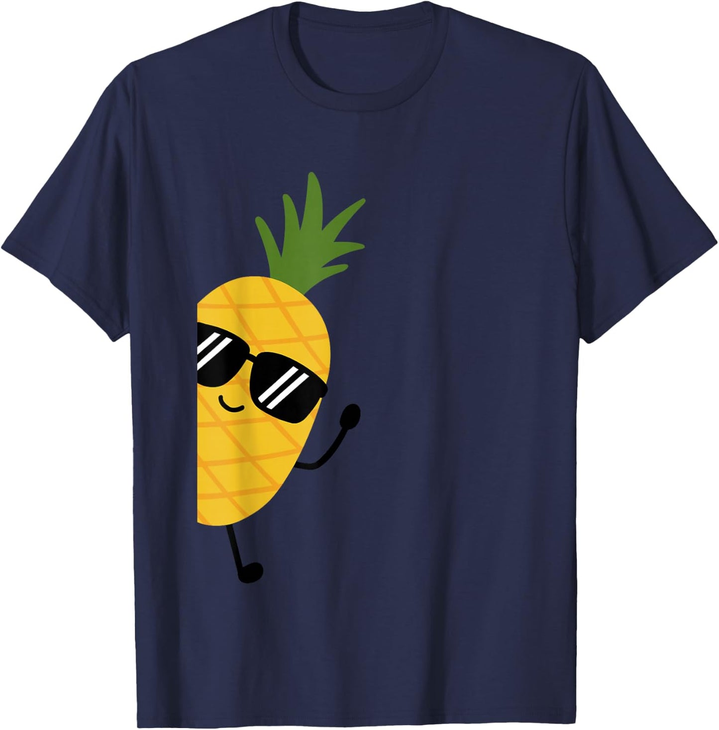Kids Pineapple Shirt for Boys Or Girls | Cute Pineapple Gift T-Shirt - T-Shirt | Navy