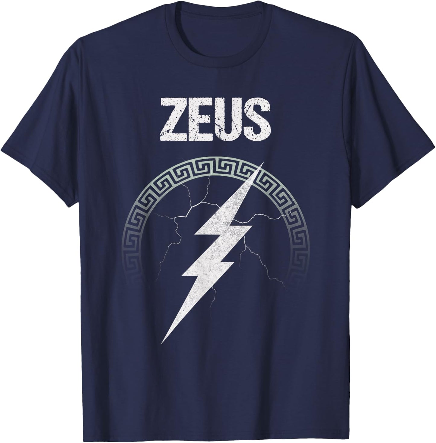 Zeus Ancient Greek God Symbol T-Shirt - T-Shirt | Navy