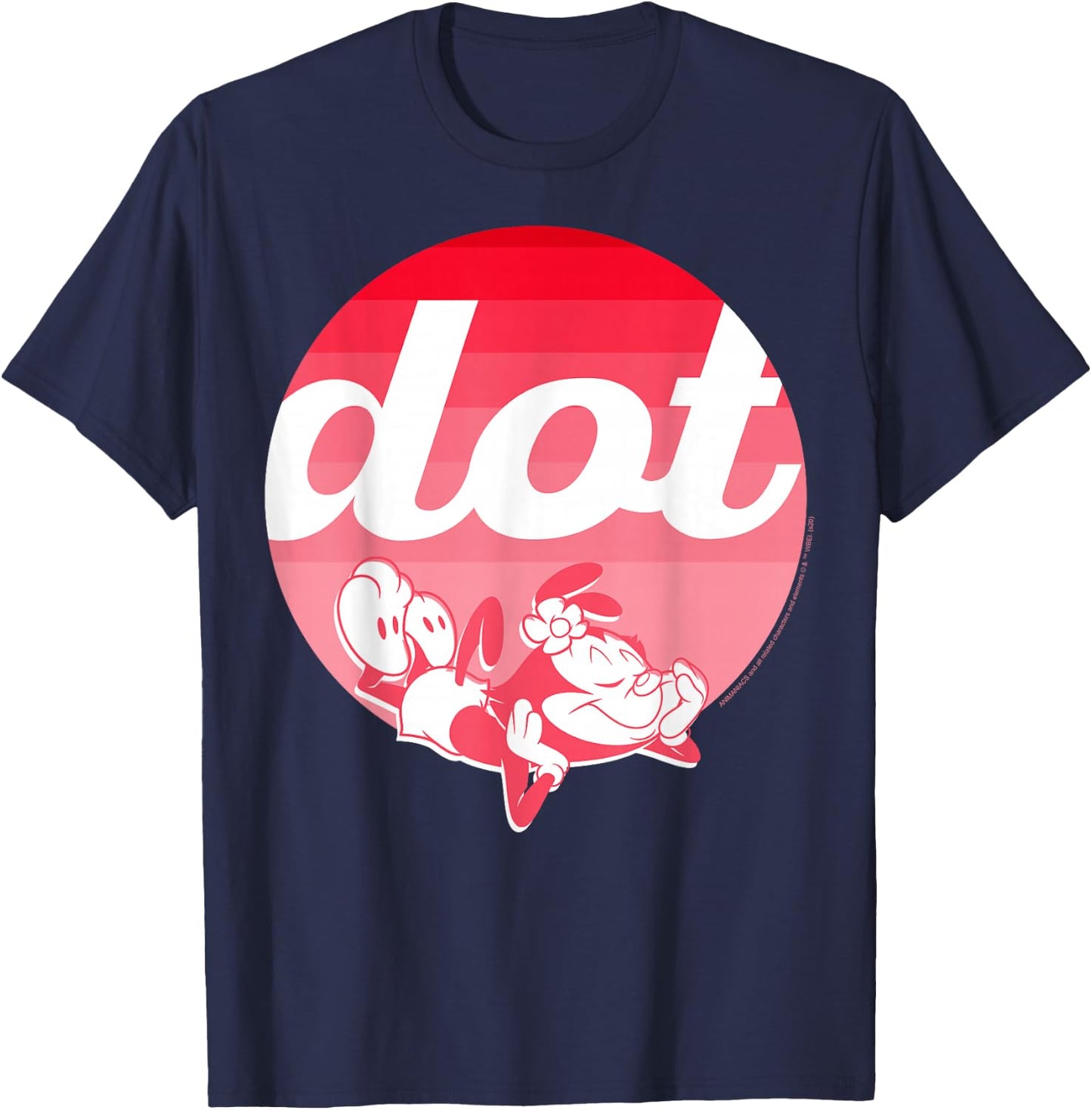 Animaniacs Dot Portrait T-Shirt - T-Shirt | Navy