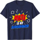 Math Is My Superpower Math Love Education Teacher T-Shirt - T-Shirt | Navy