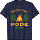 Minecraft Survival Mode Campfire in The Woods T-Shirt - T-Shirt | Navy