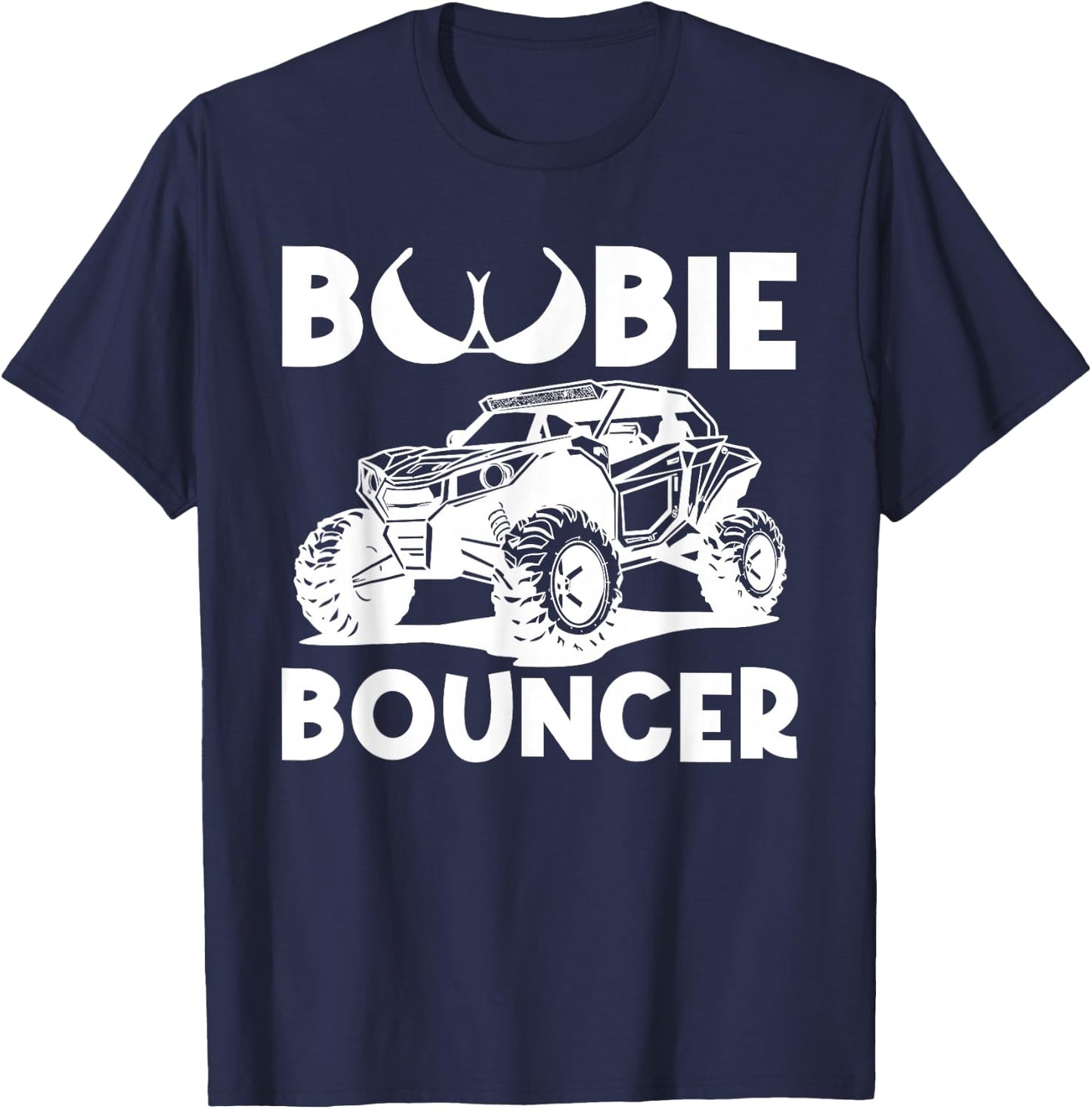 Boobie Bouncer UTV Side By Side SXS Off Road T-Shirt - T-Shirt | Navy