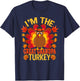 I'm The Great Grandpa Turkey Funny Fall Autumn Thanksgiving T-Shirt - T-Shirt | Navy