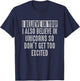I believe in You and in Unicorns Funny Motivational T-Shirt - T-Shirt | Navy