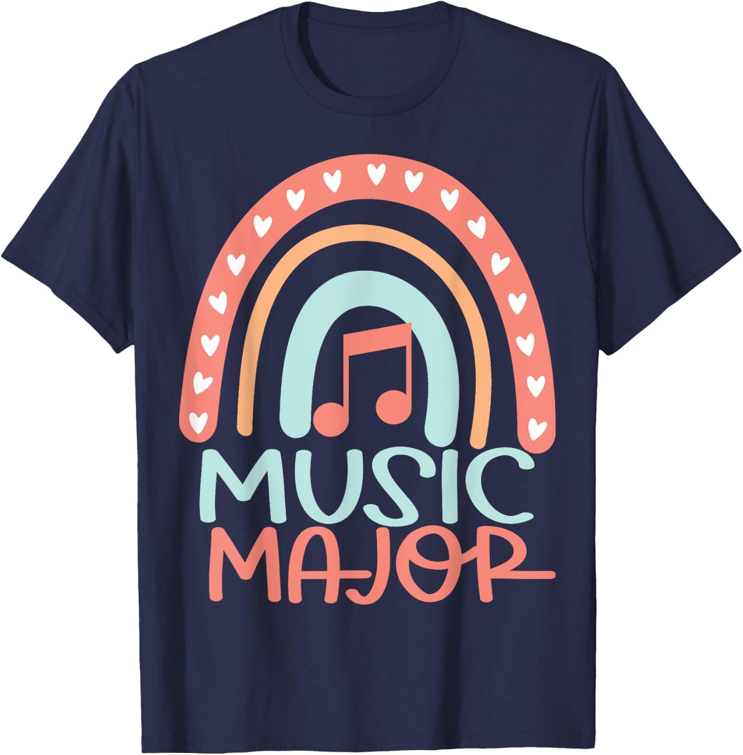 Music Major College T-Shirt - T-Shirt | Navy