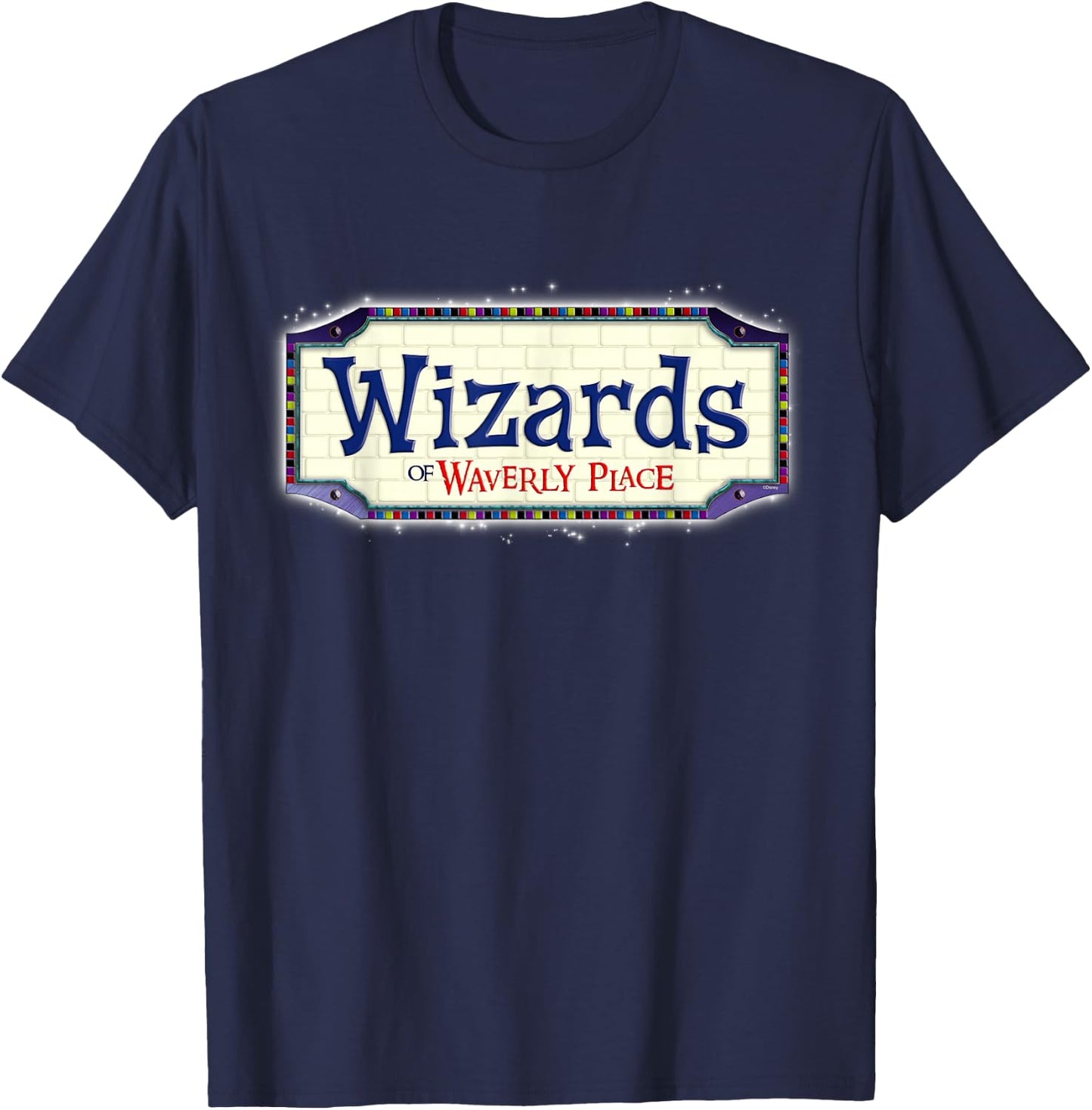 Disney Channel Official Wizards of Waverly Place Logo T-Shirt - T-Shirt | Navy