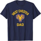 West Chester University Golden Rams Arched Dad T-Shirt - T-Shirt | Navy