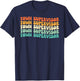 Groovy Town Supervisor Job Title T-Shirt - T-Shirt | Navy