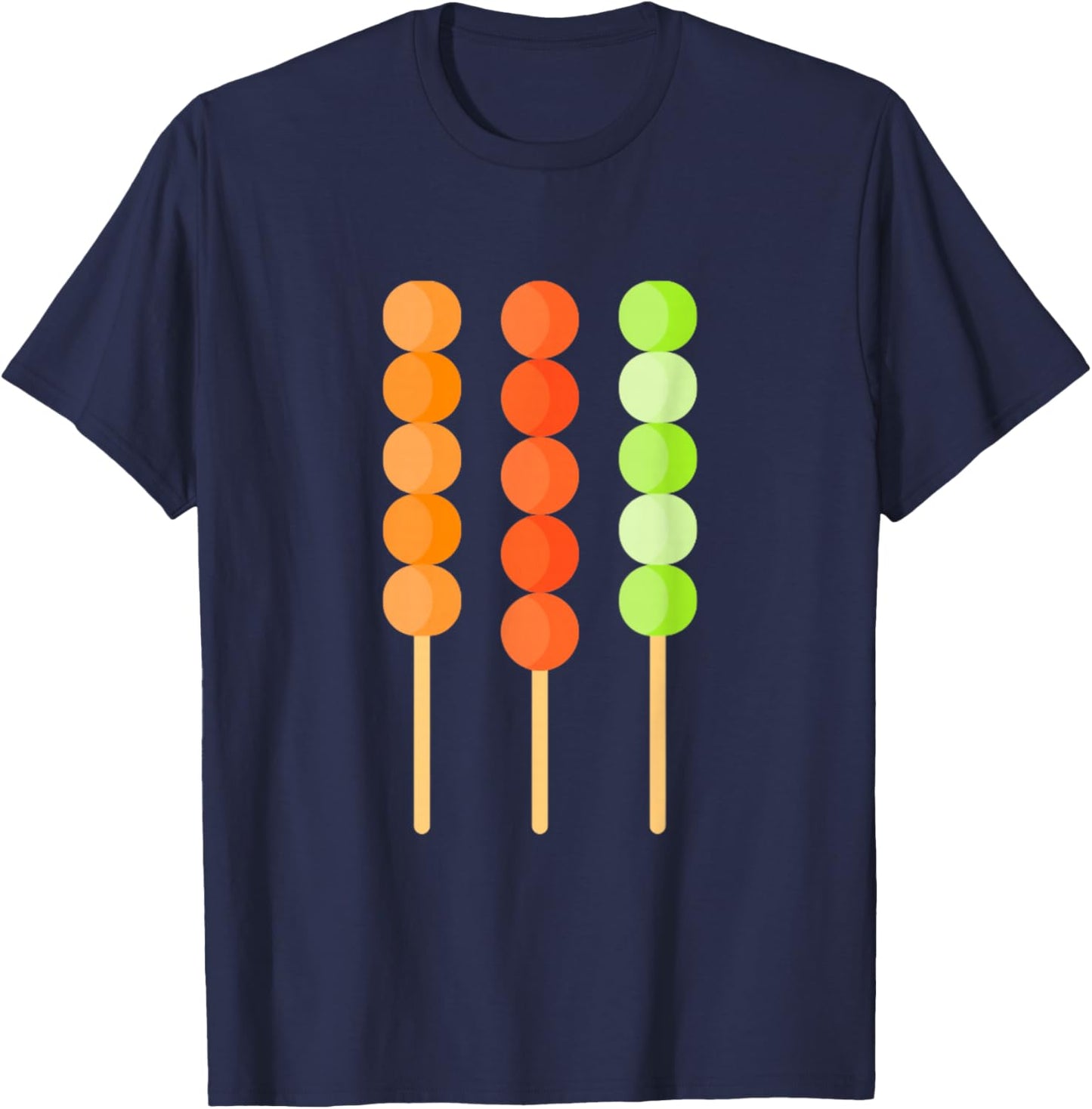 Really Like Tanghulu Hawthorn Berry T-Shirt - T-Shirt | Navy