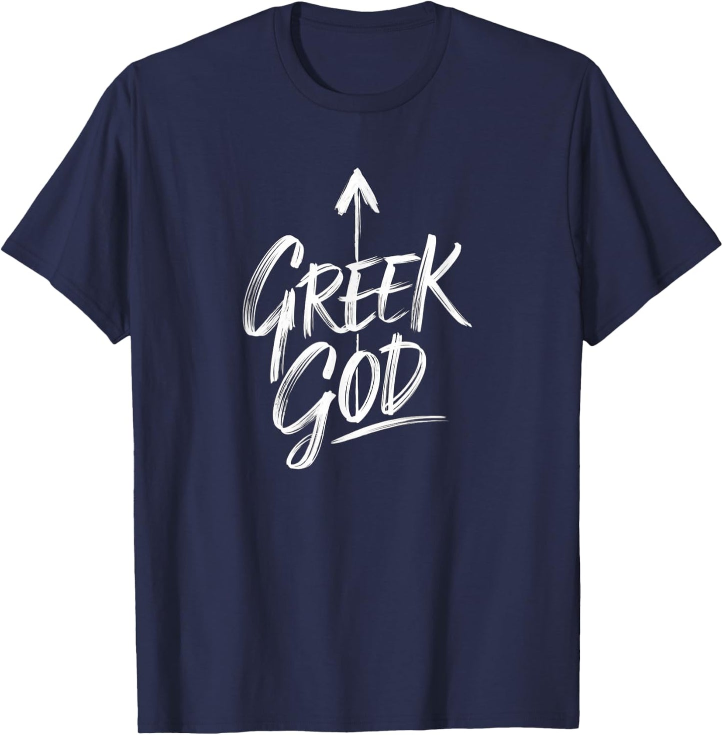 Funny Greek God Halloween Costume Adult Humor Party T-Shirt - T-Shirt | Navy