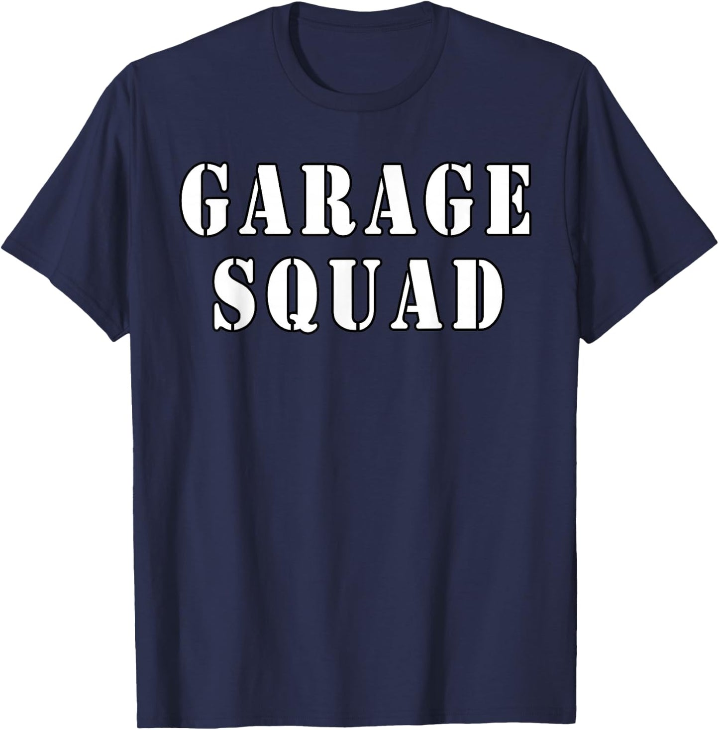 Garage Squad Cars Engineer Mechanic T-Shirt - T-Shirt | Navy