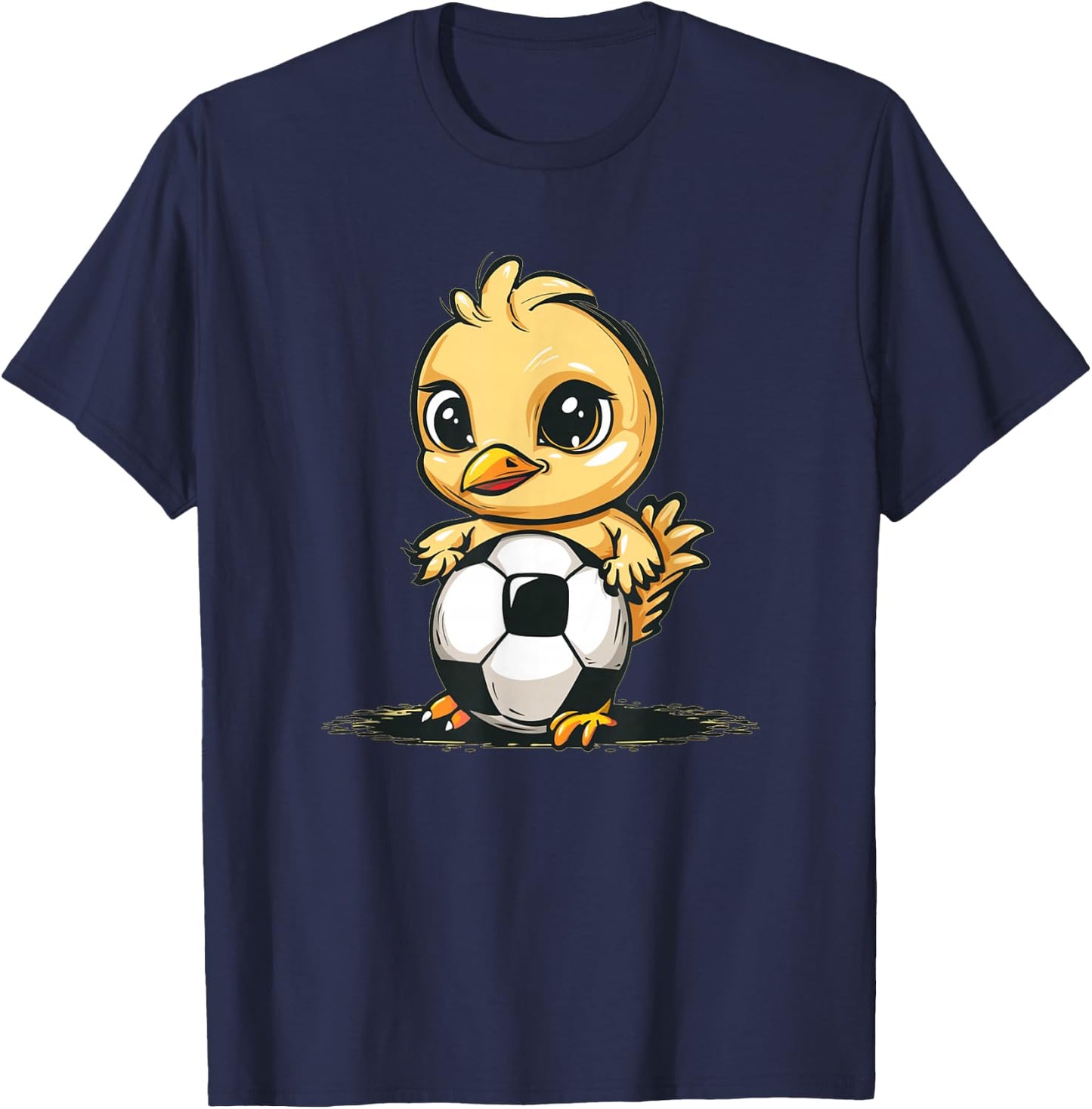 Happy Soccer Chick Costume T-Shirt - T-Shirt | Navy