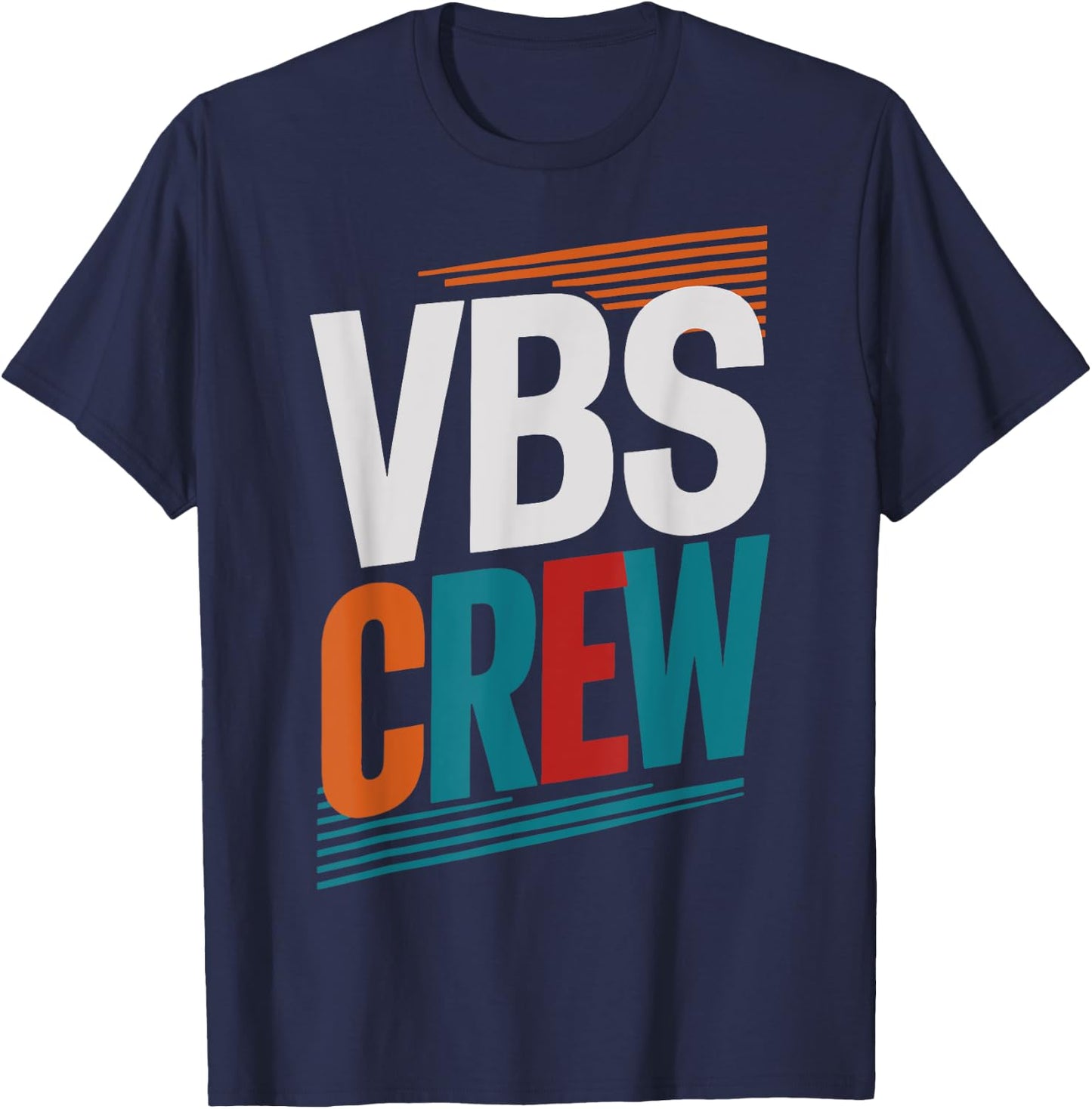 VBS Crew Faith-Based Gathering Sunday School Teacher Men Women Kids T-Shirt - T-Shirt | Navy