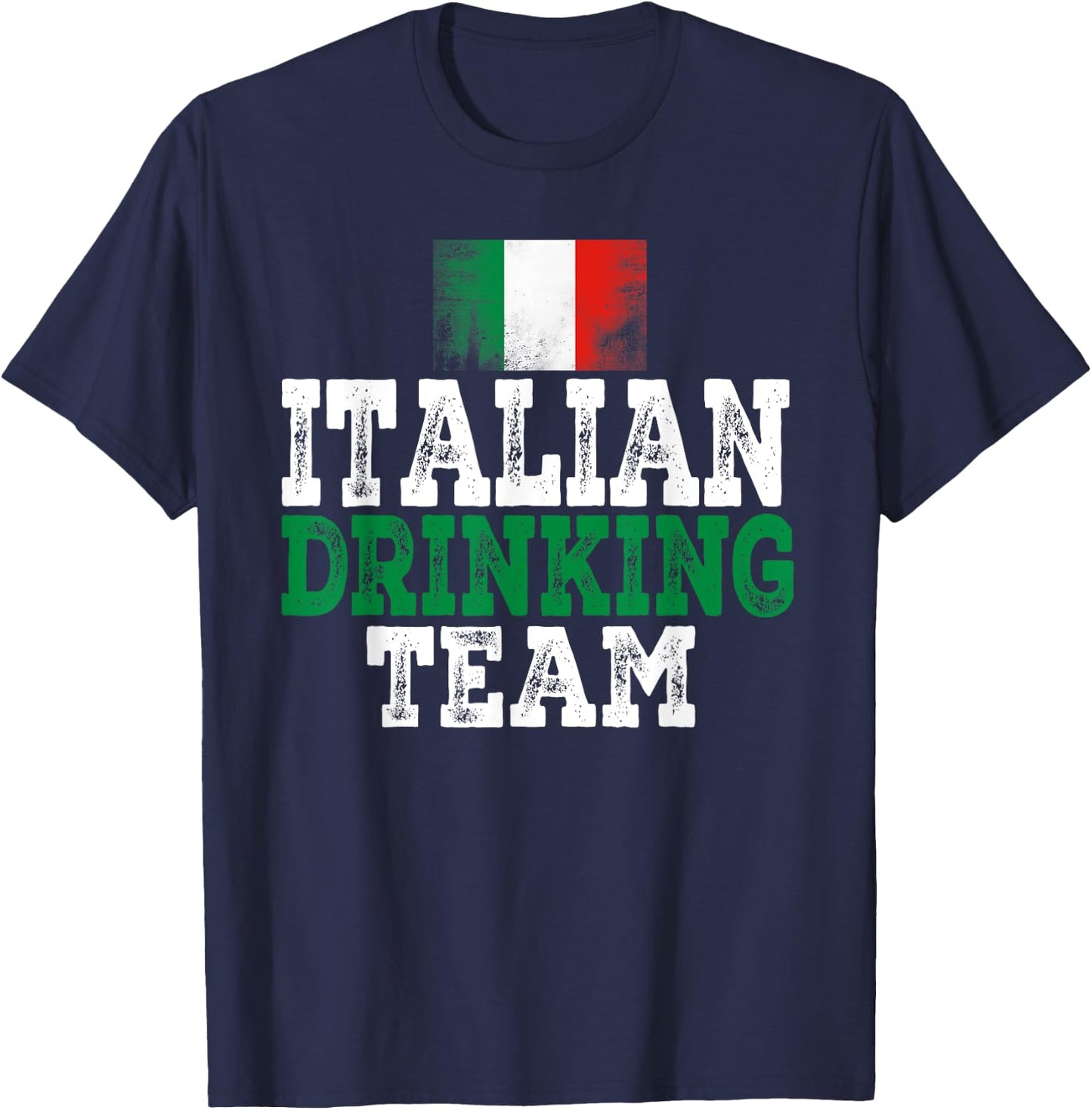 Italian Drinking Team With Skål Italian Drinking Team T-Shirt - T-Shirt | Navy
