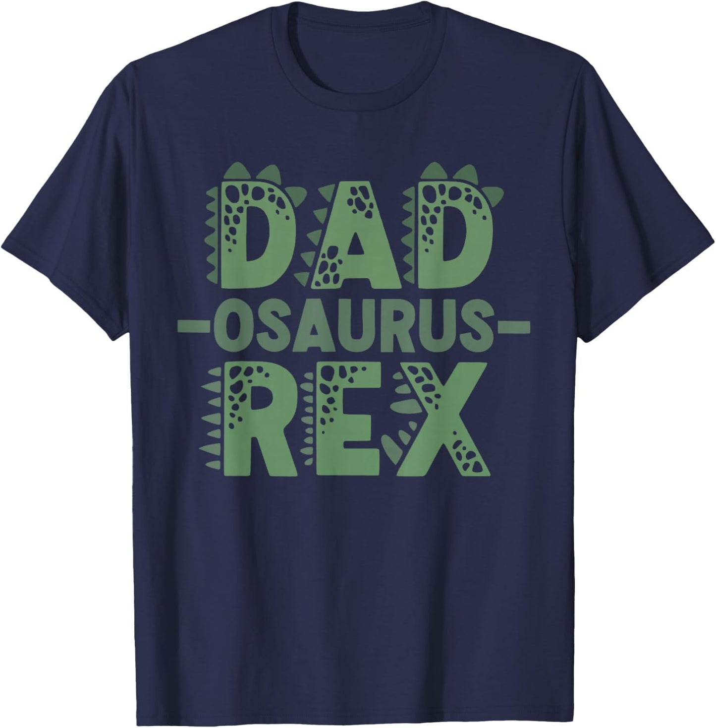 Dadsaurus T rex Dinosaur Funny Dad Saurus Matching Family T-Shirt - T-Shirt | Navy