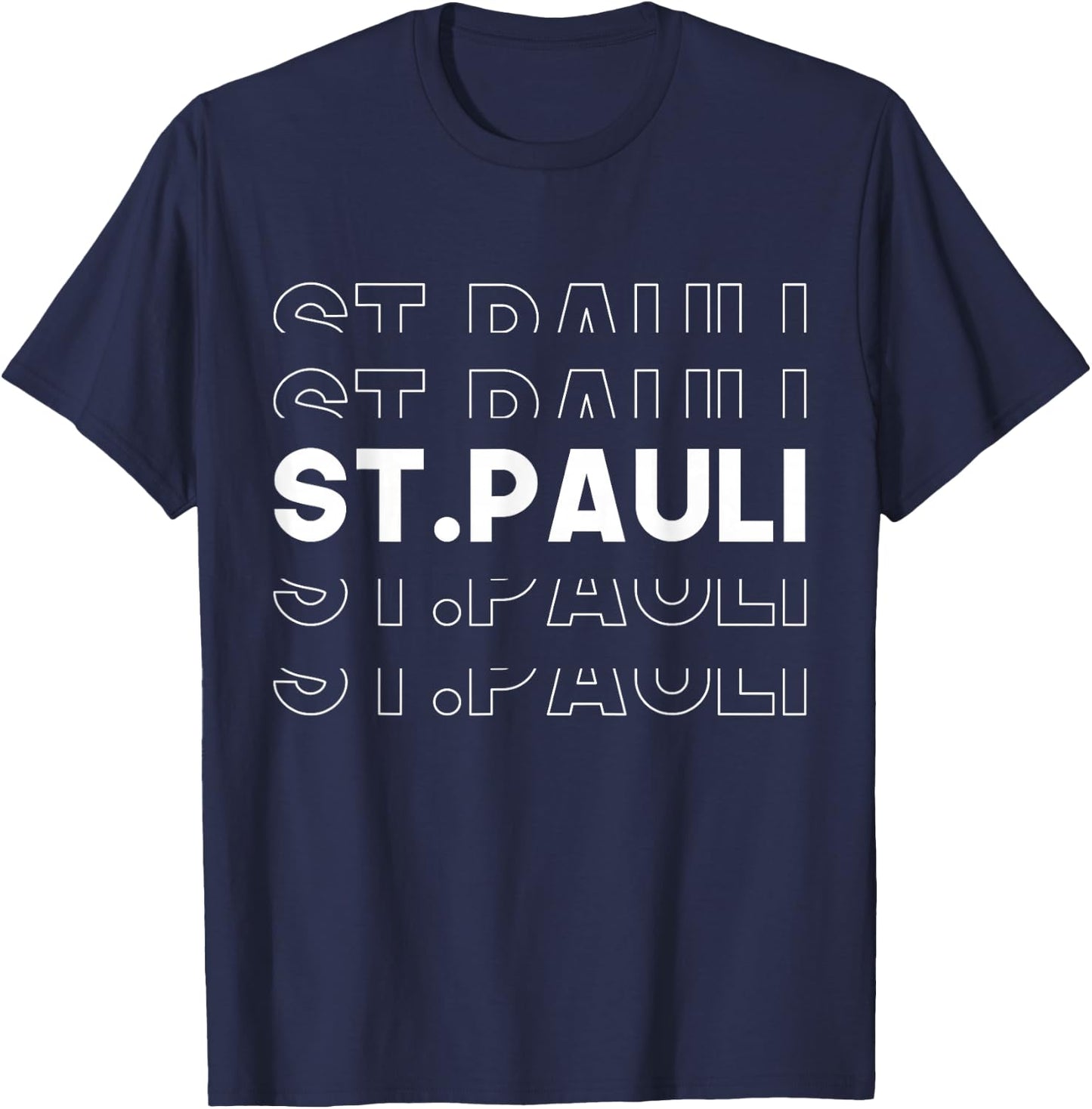 St Pauli Fan and Supporter T-Shirt - T-Shirt | Navy
