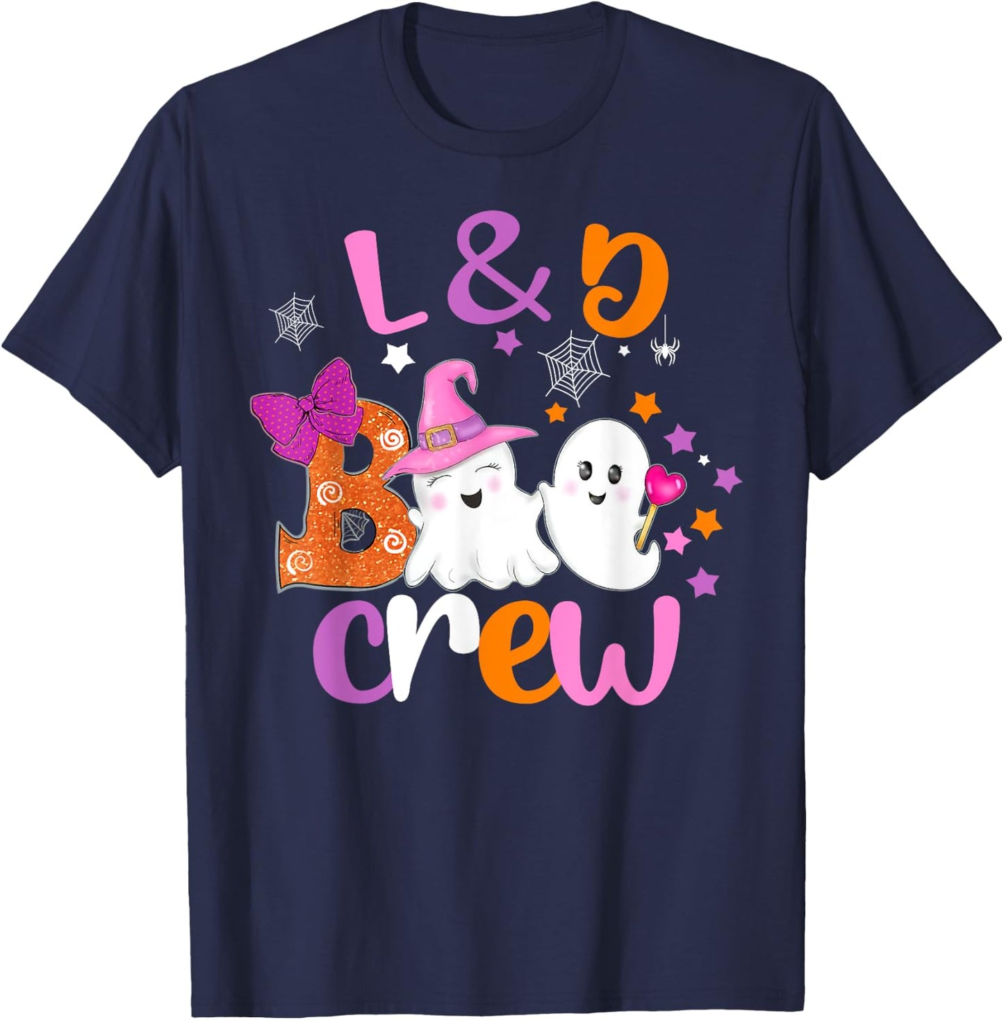 L&D Boo Crew Halloween matching shirt Labor & Delivery nurse T-Shirt - T-Shirt | Navy