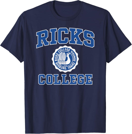 Ricks College Seal T-Shirt - T-Shirt | Navy