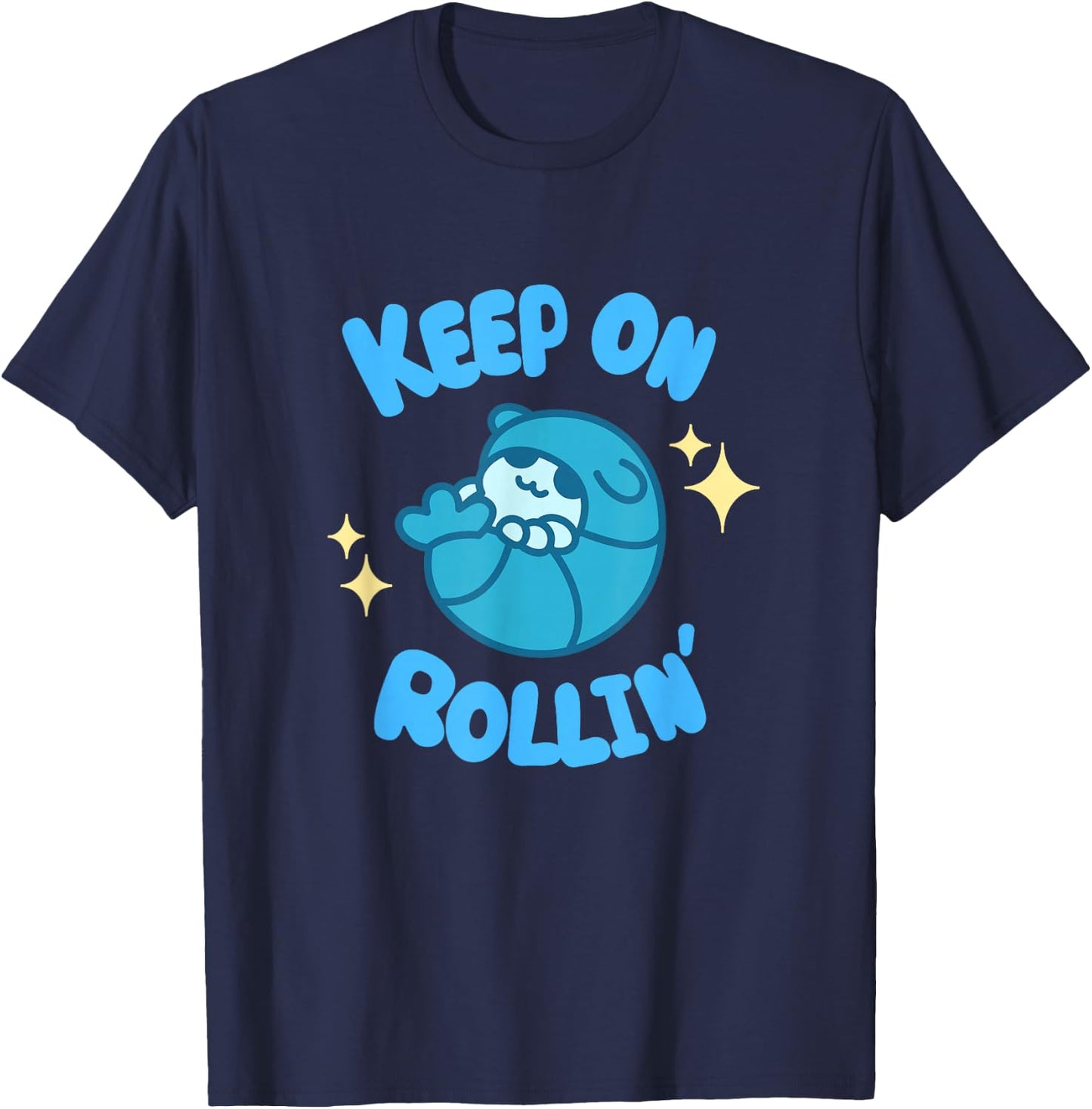 Roly Poly / Pill Bug - Keep Rollin' T-Shirt - T-Shirt | Navy