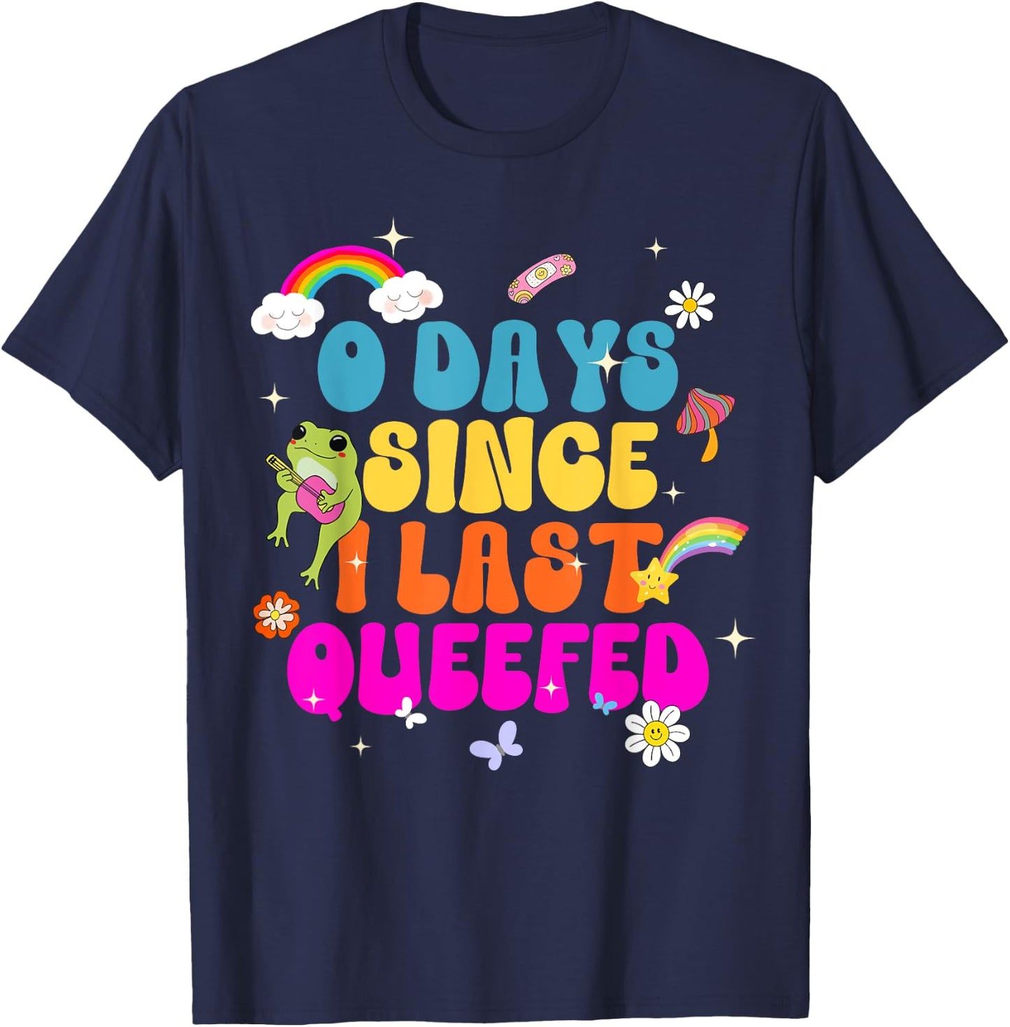 Men Women Queefing Queef Meme Funny Embarrassing Adult Humor T-Shirt - T-Shirt | Navy