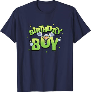 Danny Phantom Birthday Boy Ghostly Logo T-Shirt - T-Shirt | Navy