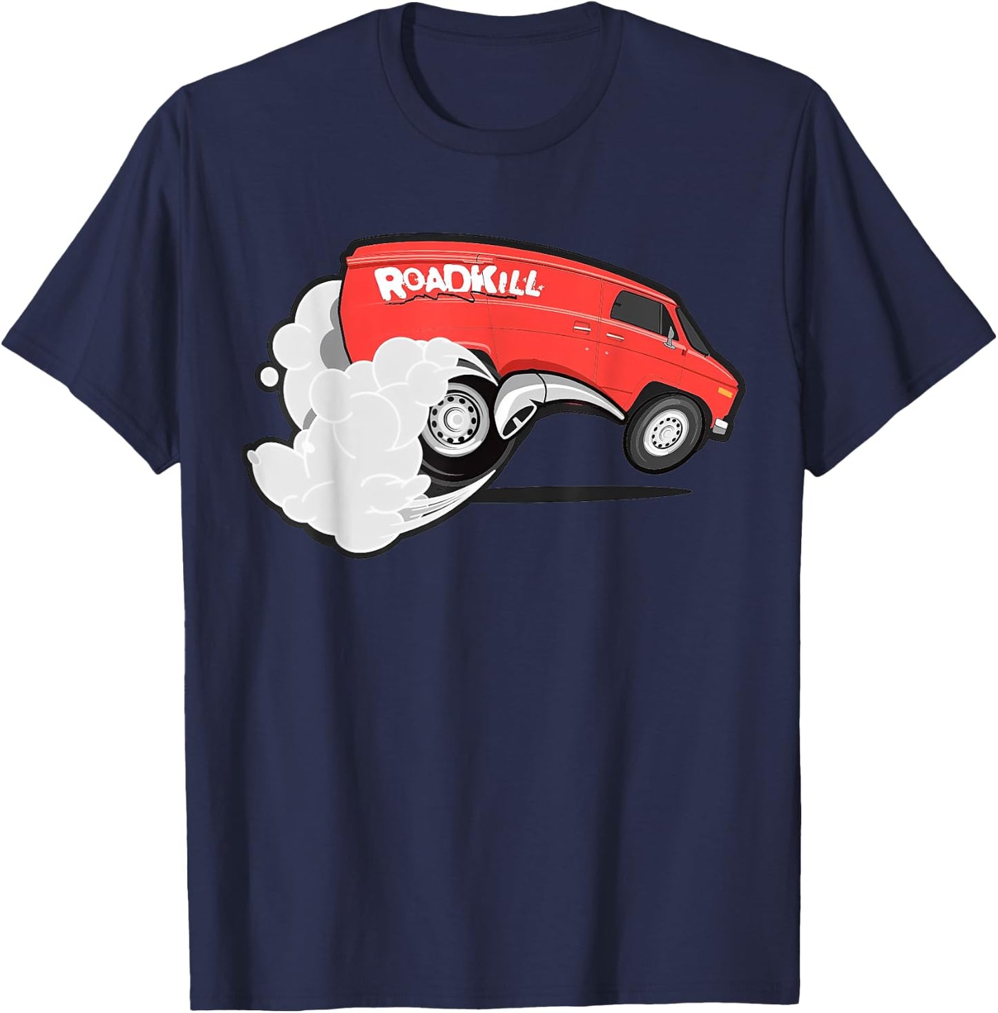 Roadkill Atomic Van Motortrend T-Shirt - T-Shirt | Navy