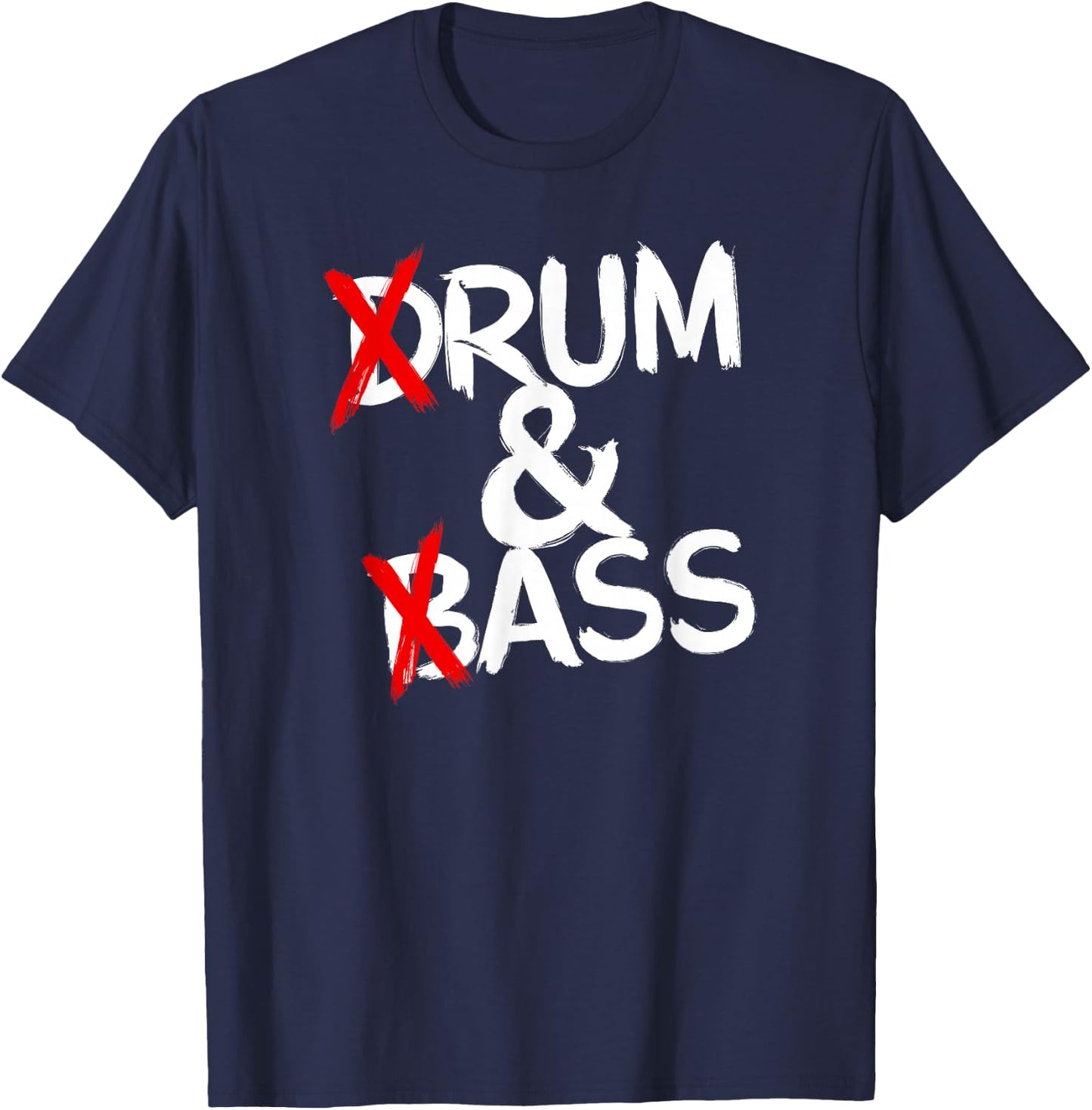 Drum And Bass Rum & Ass T-Shirt - T-Shirt | Navy