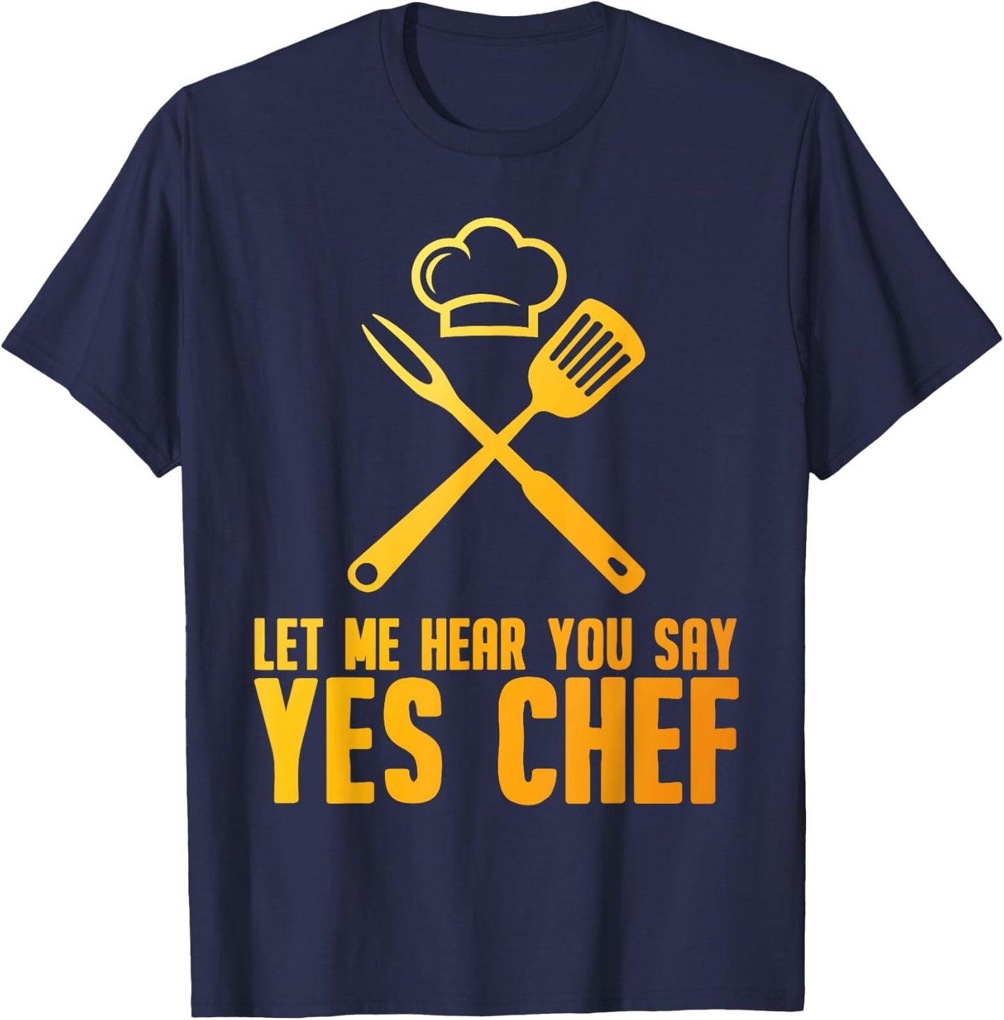 Funny Chef Design Women Kitchen Cook Culinary Chef T-Shirt - T-Shirt | Navy