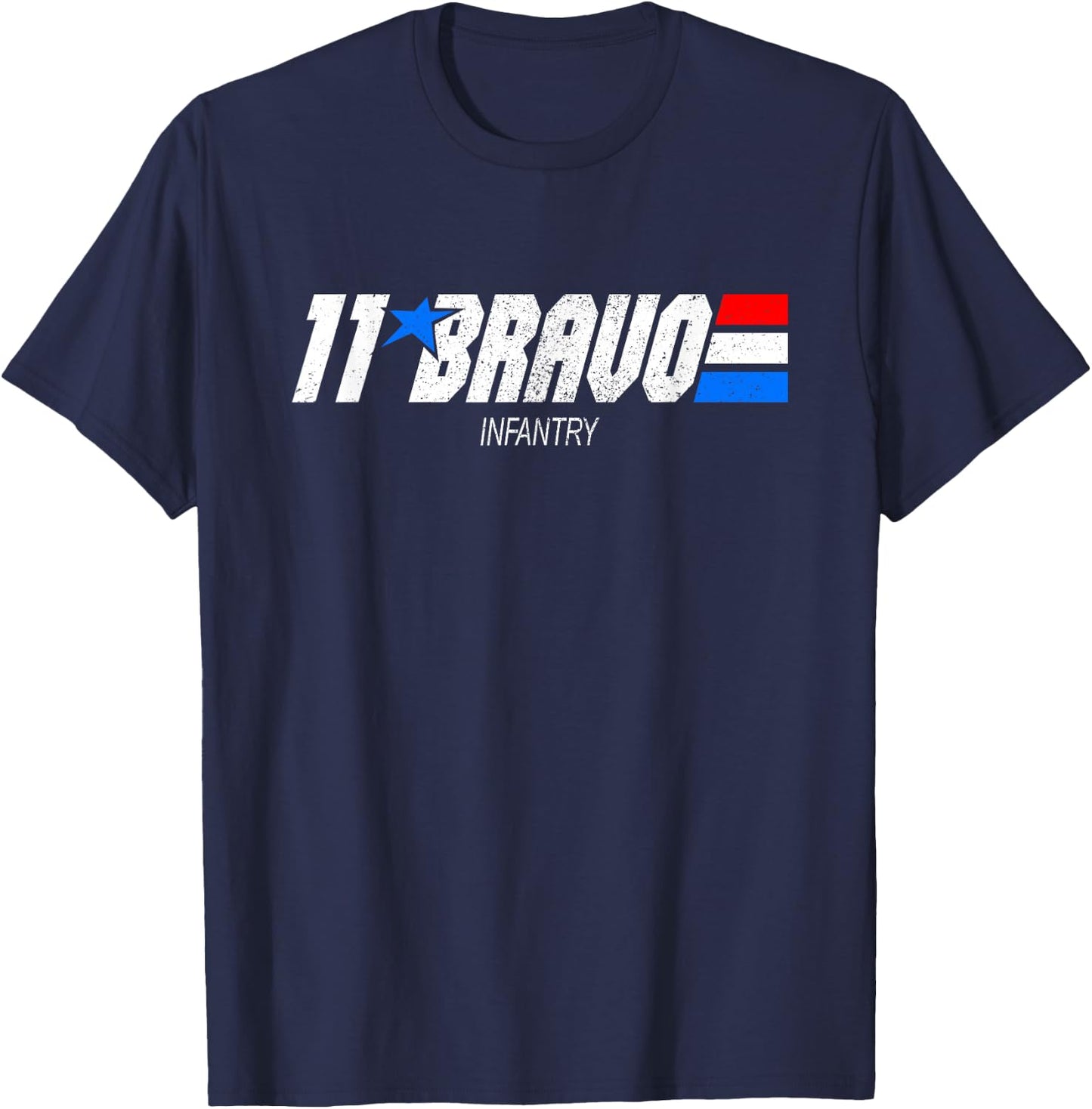 11-Bravo Infantry Vintage MOS T-Shirt - T-Shirt | Navy