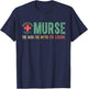 Vintage Murse The Man The Myth The Legend Registered Nurse T-Shirt - T-Shirt | Navy