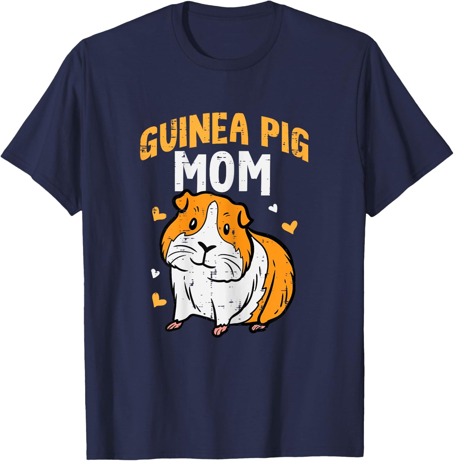 Guinea Pig Mom Cute Cavy Mama Mommy Mothers Day Animal Women T-Shirt - T-Shirt | Navy