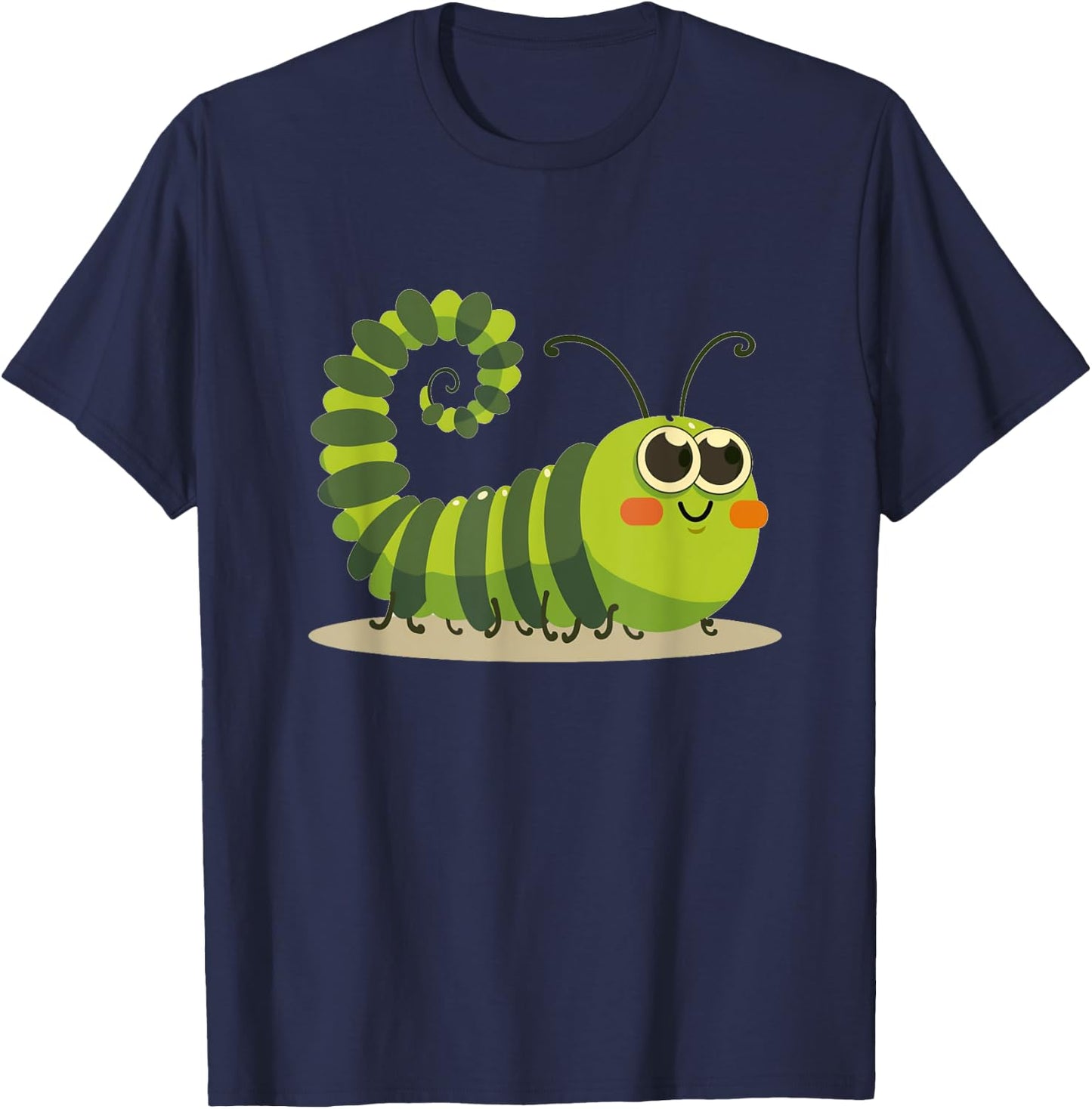 Cute Caterpillar Costume for Adults and Kids T-Shirt - T-Shirt | Navy
