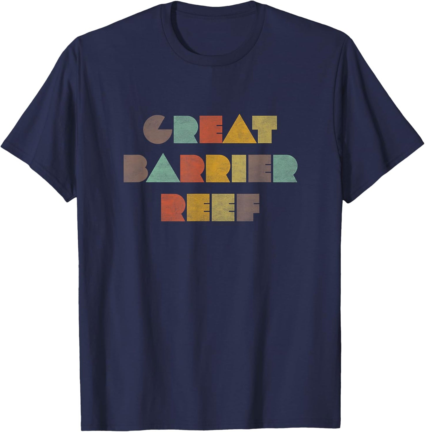 Great Barrier Reef Vintage T-Shirt - T-Shirt | Navy