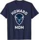 Howard University Bison Arched Mom T-Shirt - T-Shirt | Navy