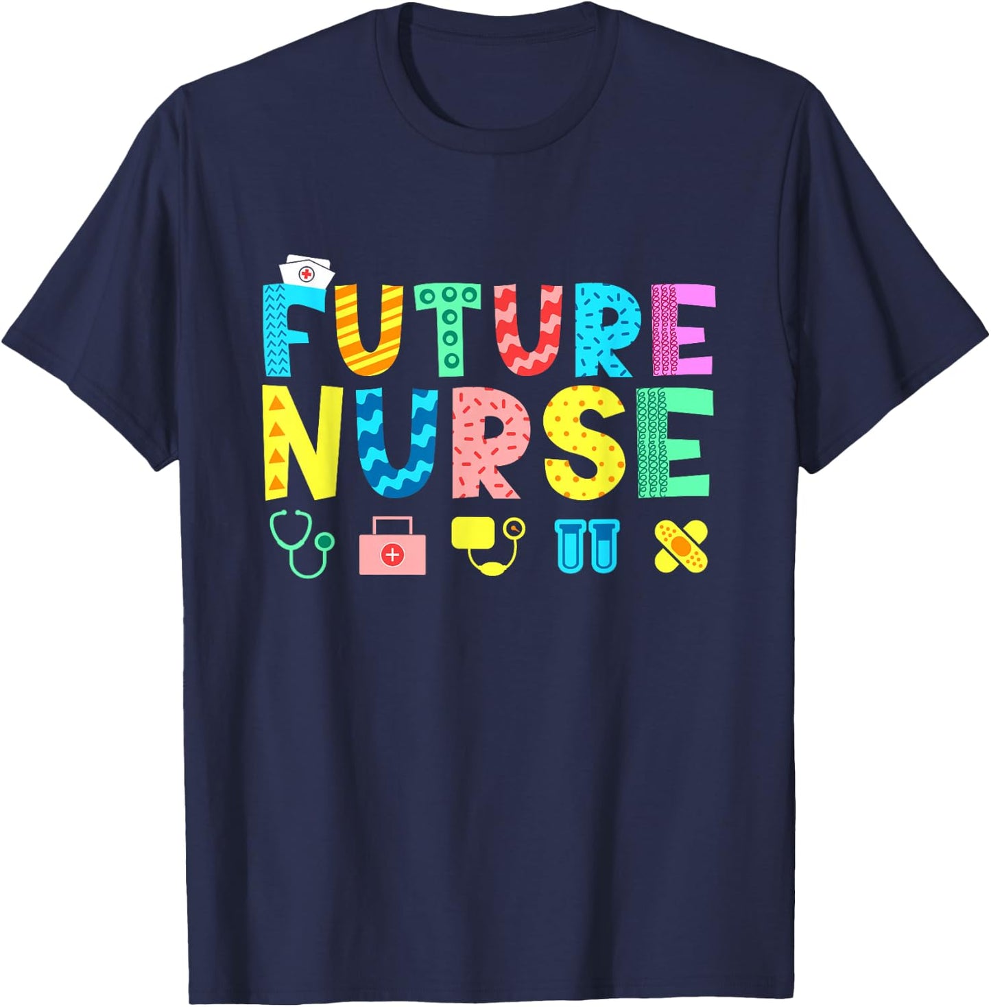 Future Nurse Kid's Career T-Shirt - T-Shirt | Navy
