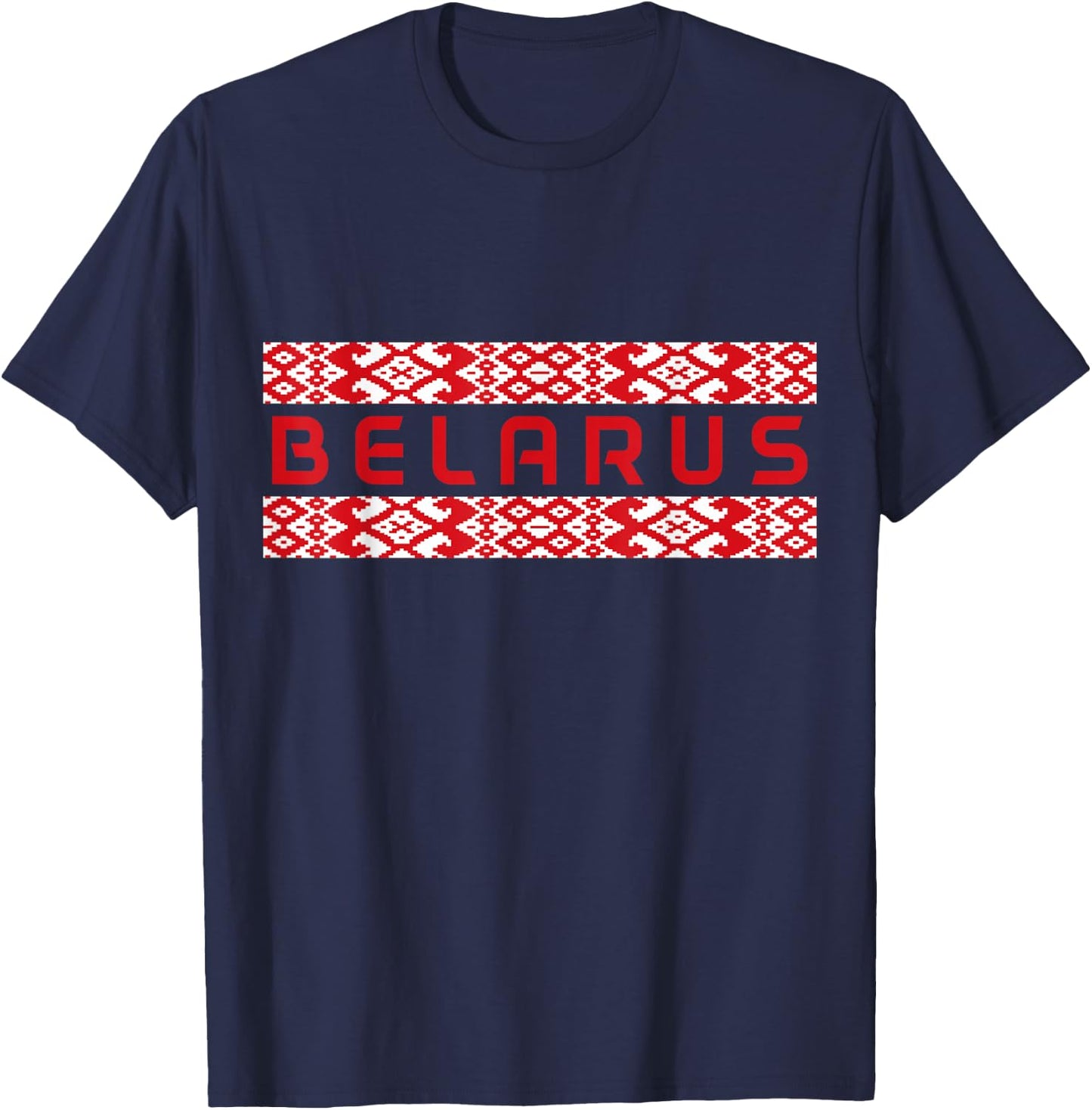 Belarus Pride Belarusian Flag Roots Heritage T-Shirt - T-Shirt | Navy