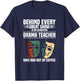 Theatre Teacher Drama Lover Theatre Mask Drama Teacher T-Shirt - T-Shirt | Navy