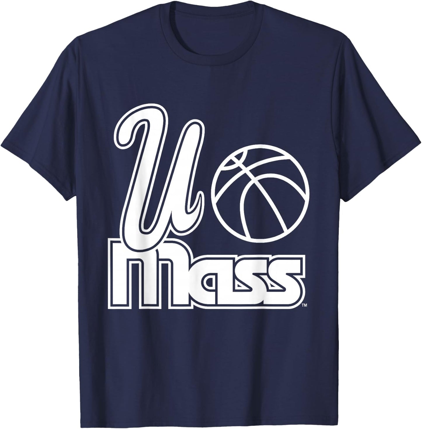 UMass Minutemen | Official NCAA Merch | UMASVIN1009B T-Shirt - T-Shirt | Navy
