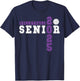 Volleyball Senior Night Volleyball Senior 2025 Graduation 26 T-Shirt - T-Shirt | Navy