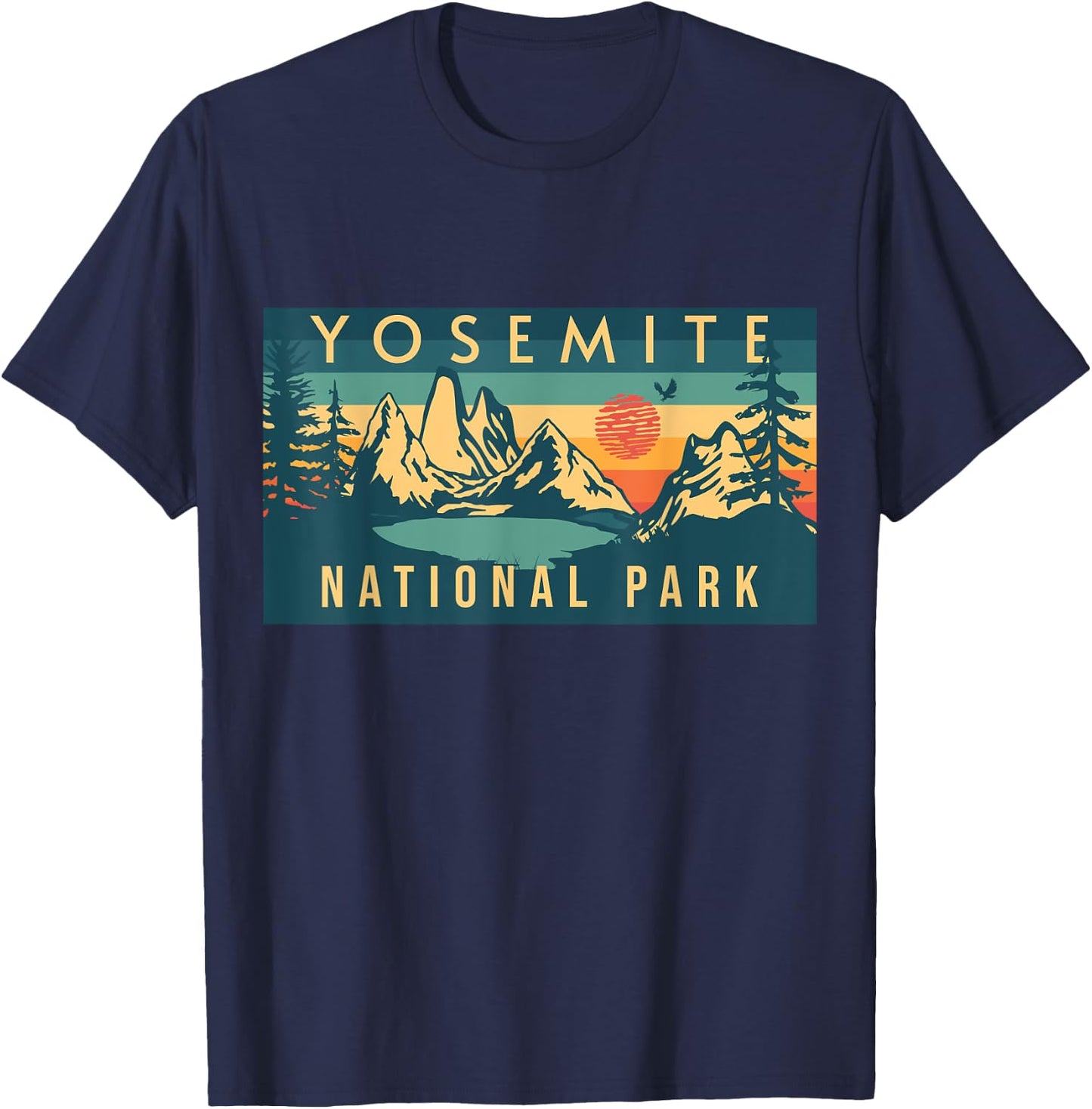 Yosemite National Park T-Shirt - T-Shirt | Navy
