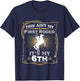 Funny Ain't My First Rodeo 6th Birthday For Kids T-Shirt - T-Shirt | Navy
