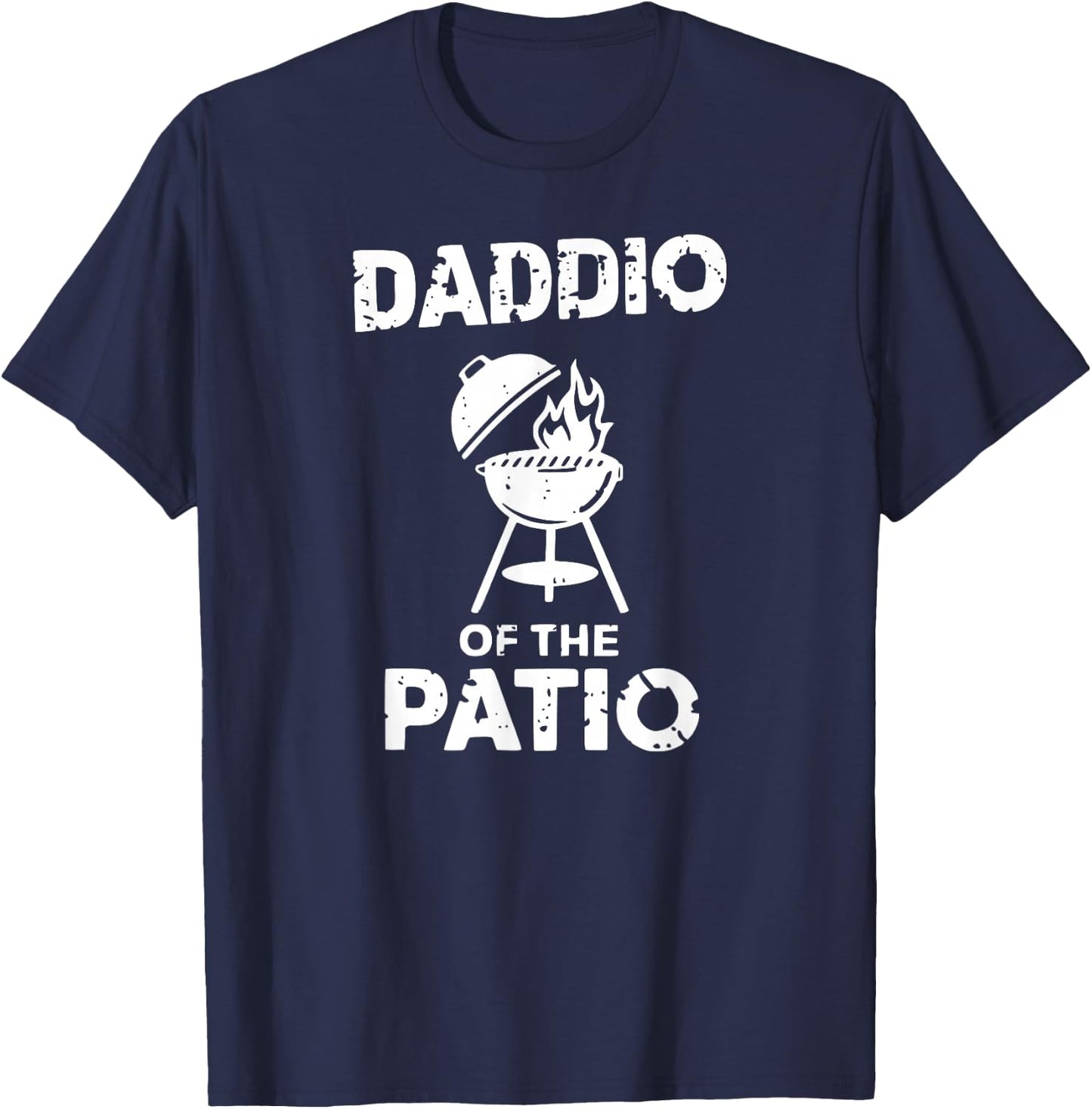 Grilling Funny Dad BBQ Party Smoker Pork Grill Master BBQ T-Shirt - T-Shirt | Navy