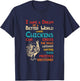I Dream Of A Better World Where Chickens Can Cross The Road T-Shirt - T-Shirt | Navy