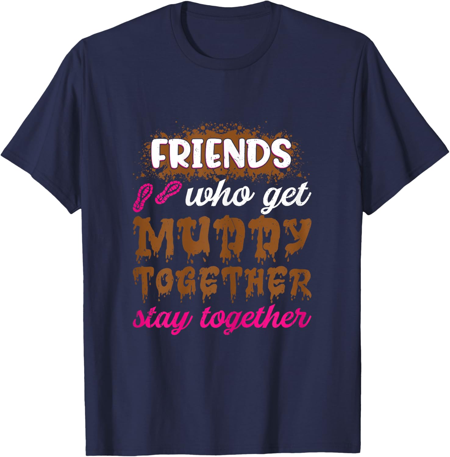 Mud girl run T-Shirt - T-Shirt | Navy