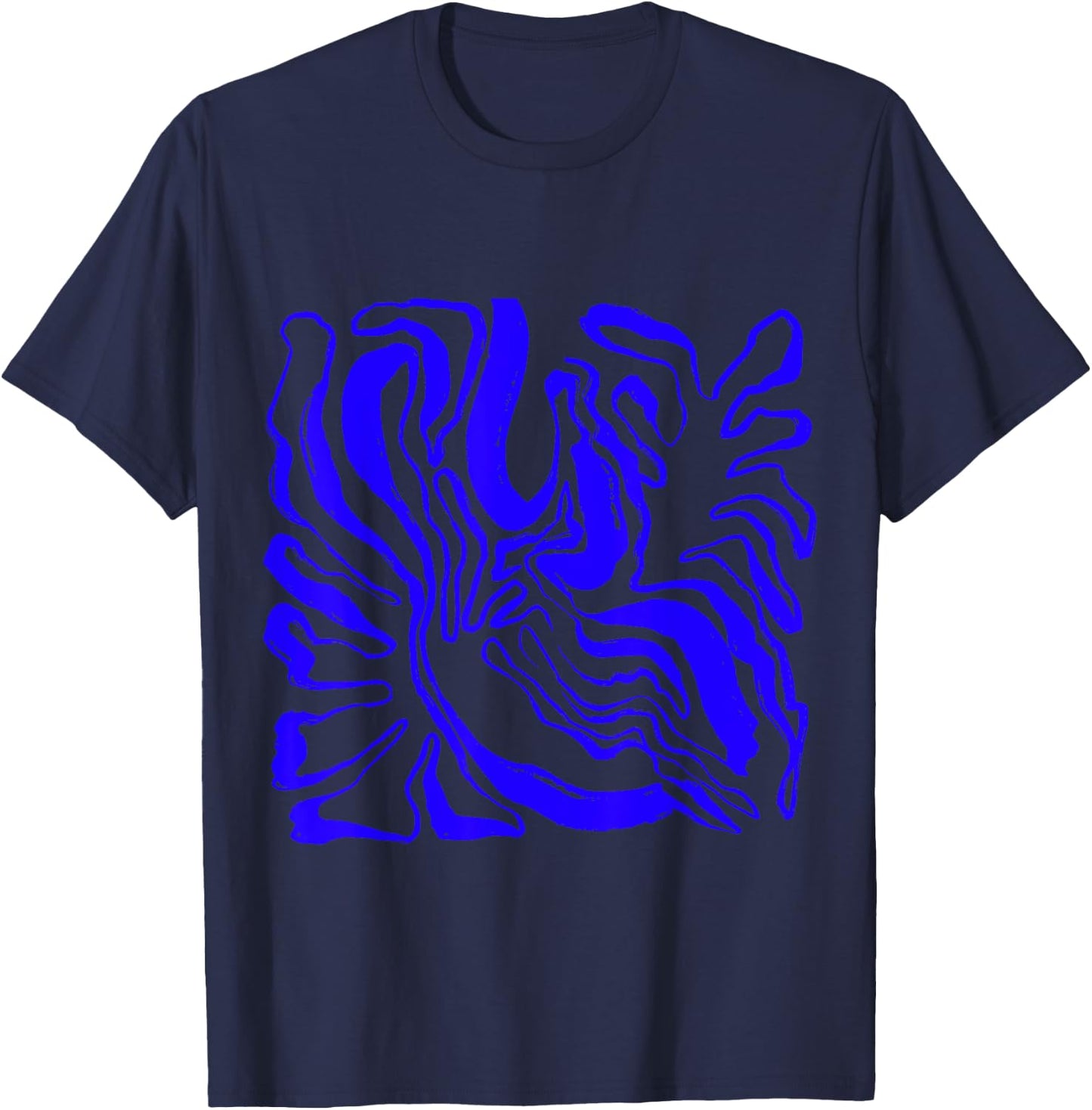 Matisse Artist Painting Aesthetic artificial flower Abstract T-Shirt - T-Shirt | Navy