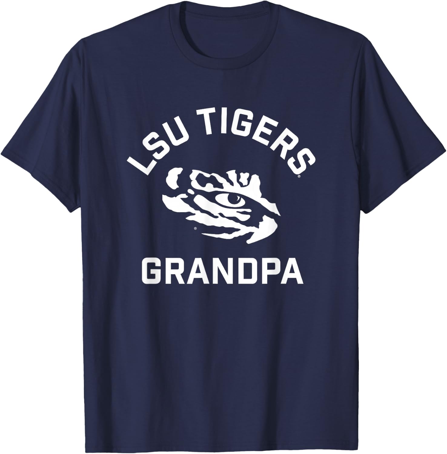 LSU Tigers Arched Grandpa T-Shirt - T-Shirt | Navy