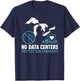 No Data Centers Protect Our Community Retro T-Shirt - T-Shirt | Navy